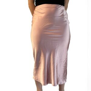 H&M Satin Maxi Slip skirt